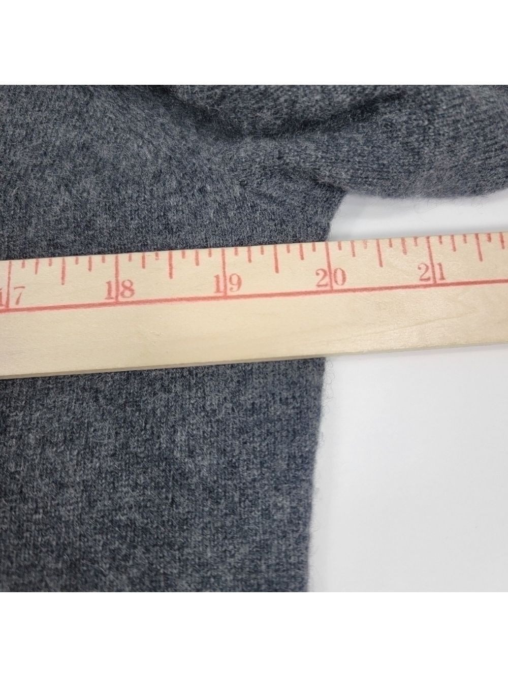 NEW Garnet Hill Cashmere Boatneck Sweater Dress Gray Women's Size Large L NEW - Picture 8 of 11